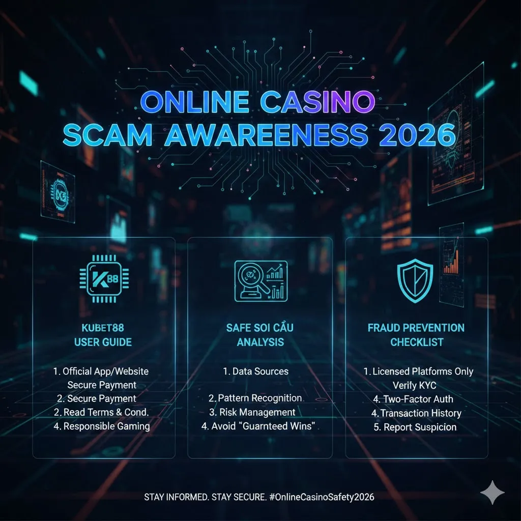 รู้เท่าทันกลโกงคาสิโนออนไลน์ 2026: คู่มือการใช้งาน Kubet88 และวิธีวิเคราะห์ Soi Cầu อย่างปลอดภัยไม่ให้ถูกหลอก